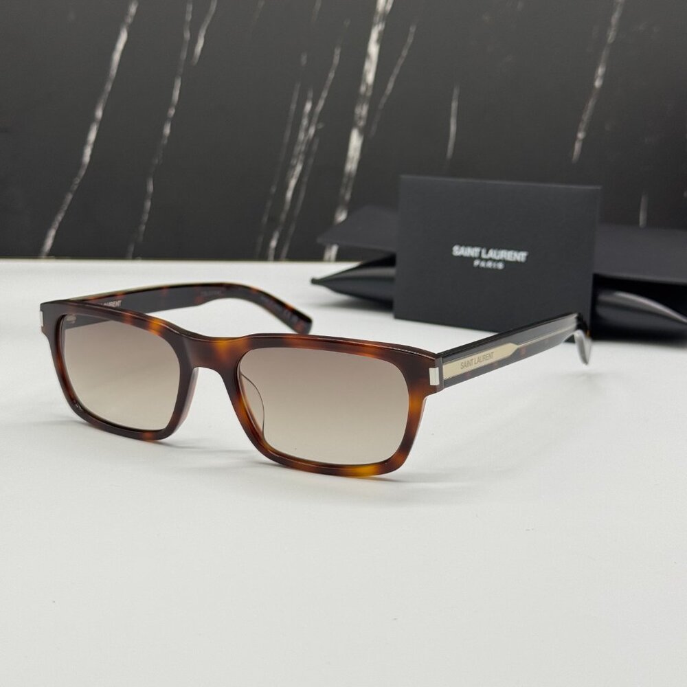 NEW SAINT LAURENT SL662 002 SUNGLASSES UNISEX HAVANA EYEWEAR SL 662 002